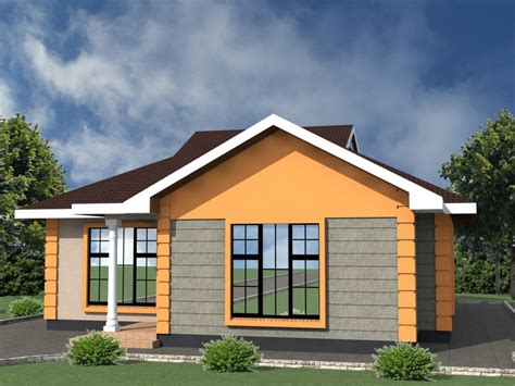 Low Cost 2 Bedroom House Plan In Kenya Hpd Consult