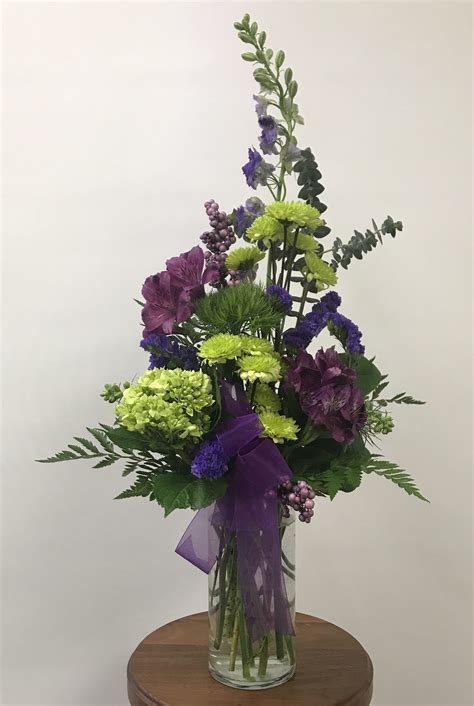 Purple Passion Bouquet In Charleston Il Noble Flower Shop