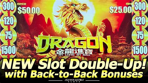 Dragon Jin Long Jin Bao Slot Machine First Attempt Double Up Live
