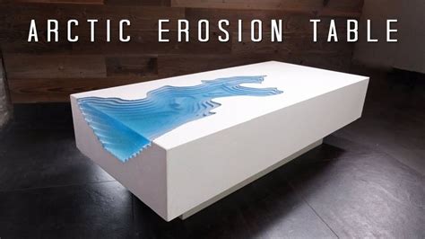 I finished the top with a layer of total boat's table top epoxy to help even out the surface and fill in all the little pin holes left behind by the bubbles. DIY Concrete and Epoxy Resin Coffee Table by Modustrial Maker