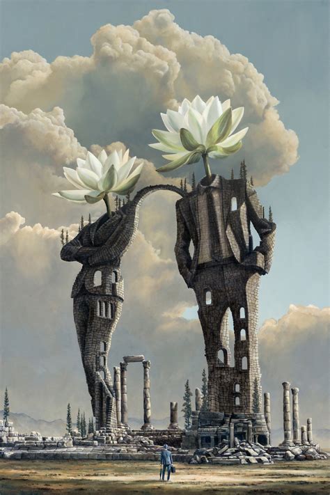Pillars of Understanding — William D. Higginson - Contemporary Surrealist