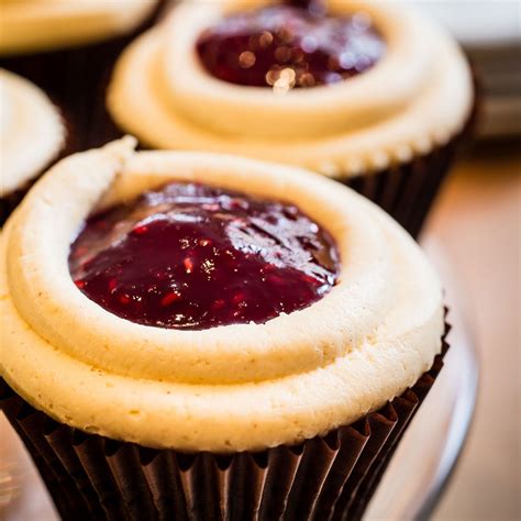 Peanut Butter And Jelly Cupcakes Womanandhome Peanut Butter And Jelly Cupcakes Recipe Recipes