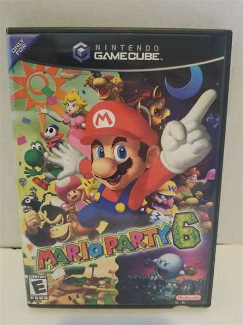 Mario Party 6 (Nintendo GameCube) Incl. MANUAL. VG Disc. TESTED