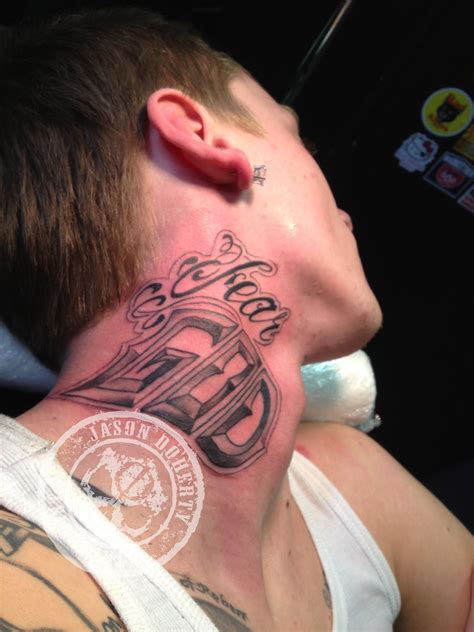 Fear GOD Devotional Tattoo | Myles Neck Tattoo: Fear GOD Dev… | Flickr