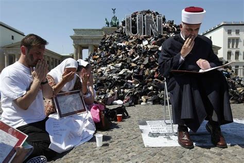 The srebrenica massacre, also known as the srebrenica genocide, was the july 1995 genocide of more than 8,000 bosniak muslim men and boys in and around the town of srebrenica in july 1995. Srebrenica Genocide Blog: BERLIN, 11 JULY 2010: 15TH ...