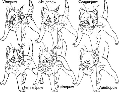 Warrior Cats Colouring Pages Clip Art Library