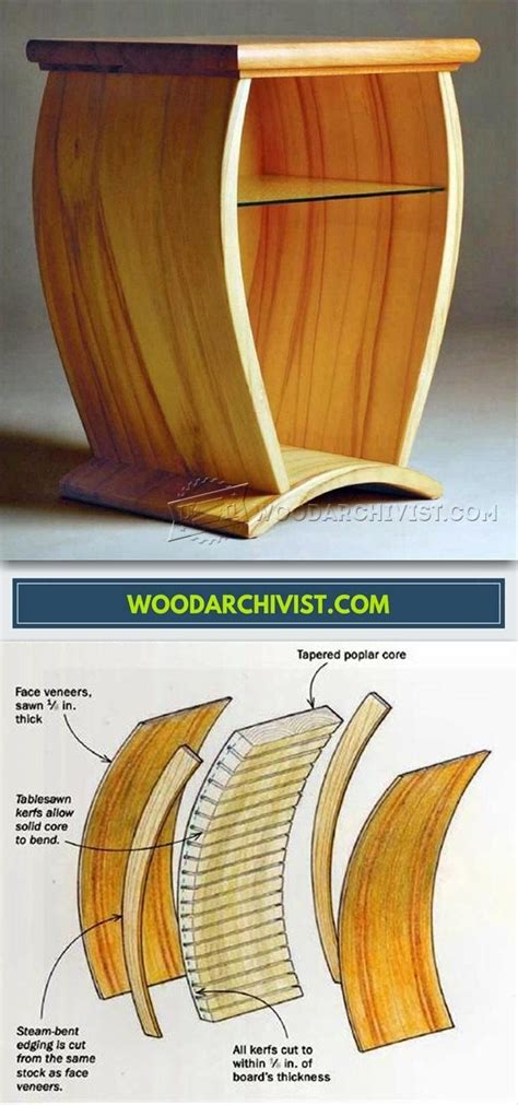 Making Curved Wood Panels For Furniture Bending Wood Tips And