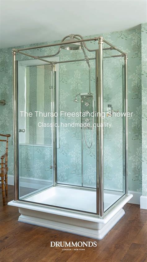 the thurso freestanding shower drummonds bathrooms [video] [video] in 2023 bathroom