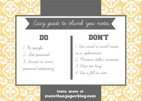 More Than Paper Blog An Easy Guide To Thank You Notes