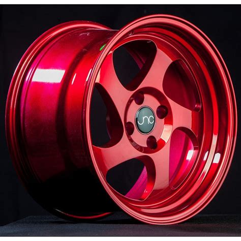 Jnc034 Candy Red Jnc Wheels Custom Wheels Collection