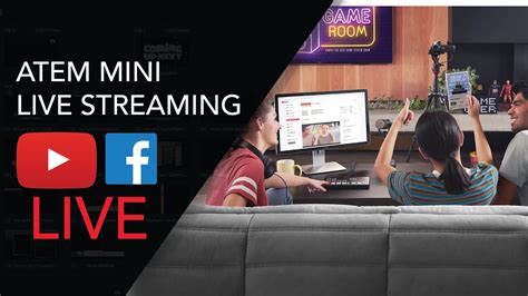 Atem Mini Facebook Youtube Live Streaming Youtube