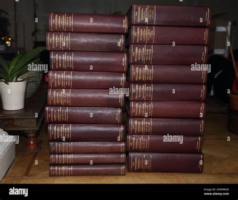 Volumes Of Leather Bound Encyclopedia Britannica 11th Edition Series
