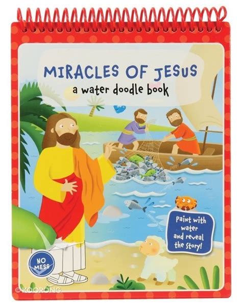 Miracles Of Jesus Water Doodle Book