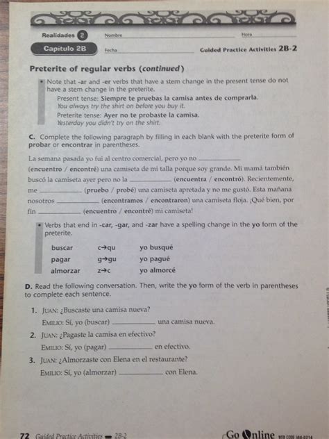 Use vocabulary from realidades chapter. Practice workbook realidades 3 answer key - multiplyillustration.com