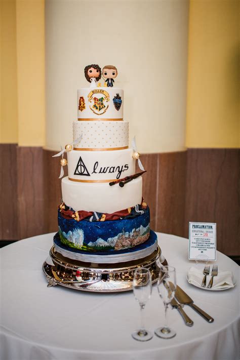 Harry Potter Wedding Cake Made By Oh Crumbs Bakery For My Husband And