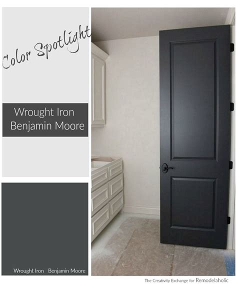 Available in four finishes, ben paint from benjamin moore allows you to create a style that's your own. Paint Color Spotlight: Benjamin Moore Wrought Iron. THIS ...