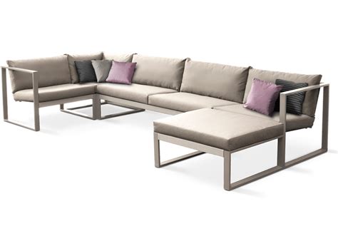 The overall design style of this set is simple and modern. Esquina Lounge - CIMA LOUNGE Collection | FueraDentro ...