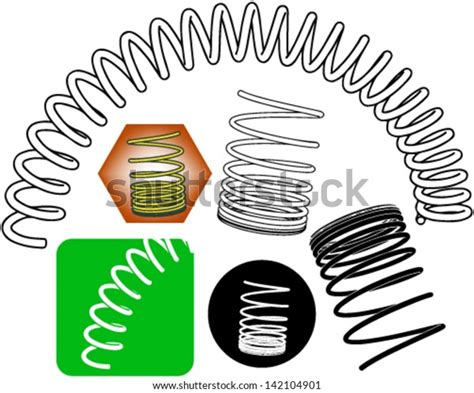 Springs Clipart Stock Vector Royalty Free 142104901