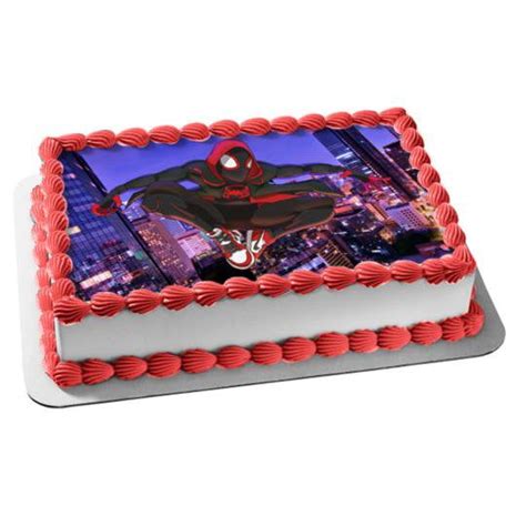 Buy Spider Man Miles Morales Personalized Birthday Edible Frosting