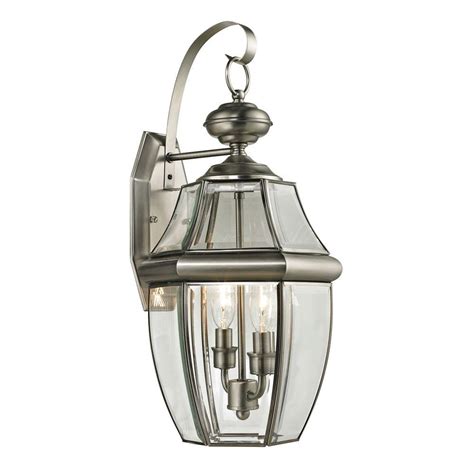 Shop bellacor nickel brushed outdoor lighting by livex lighting, 251 first, and more! Titan Lighting Ashford 2-Light Outdoor Brushed Nickel Sconce-TN-50213 - The Home Depot