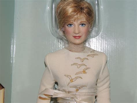 Franklin Mint Diana Princess Of Wales Porcelain Doll Value Doll Jkw