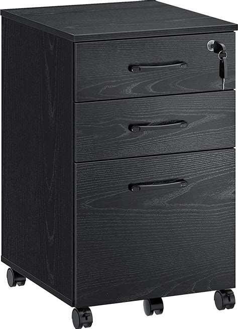 Buy Rolanstar File Cabinet 3 Drawer With 1 Lock Rolling Mobile Filing