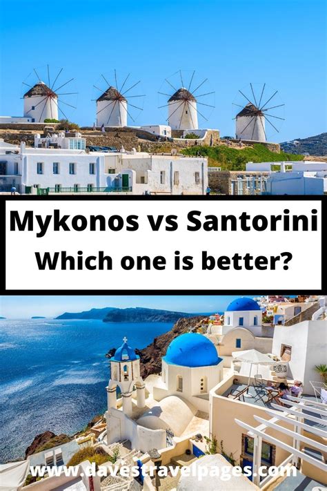 Mykonos Vs Santorini Which Greek Island Is Best Greek Islands