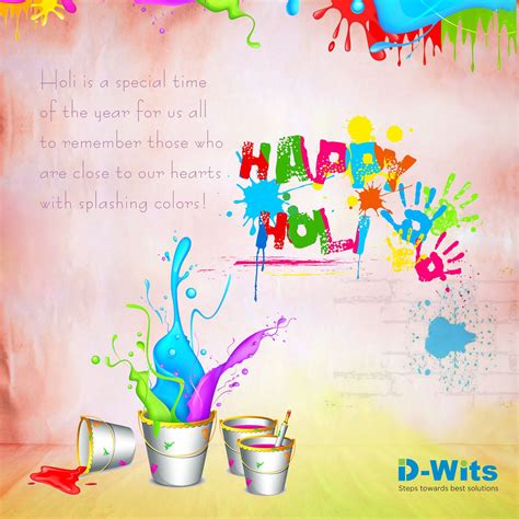 Wish You A Very Happy And Wonderful Holi Interactive Design Creative