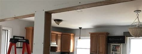 So today i wanted to share a post on how we (…or mostly g) created this beautiful faux wood beam across the vault of his parents ceiling!! How to Make Faux Ceiling Beams DIY | Hometalk