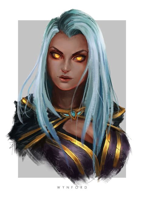 Portrait Study Of Anka From The Game Vainglory Gavin Wynford On