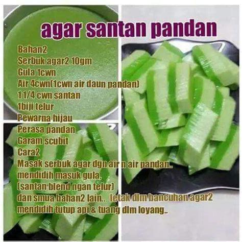 This jellylike substance is a mix of carbohydrates that have been extracted from red. Agar agar santan pandan | Recipes, Malaysian food, Food
