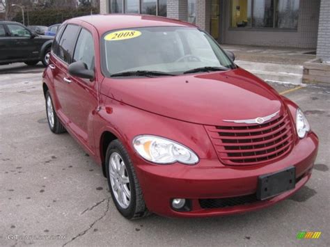 2008 Inferno Red Crystal Pearl Chrysler Pt Cruiser Touring 42440343 Photo 16
