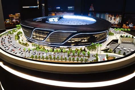The Las Vegas Raiders Stadium In Miniature Built The Bluebeam Blog