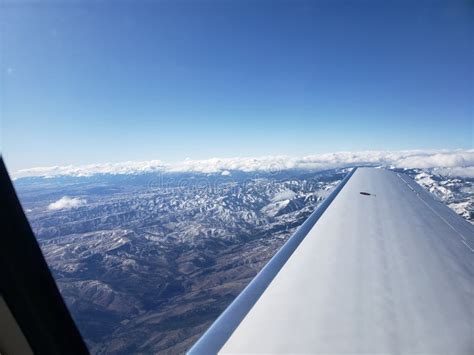 The Rocky Mountains Seen From A Plane Stock Photo Image Of Background