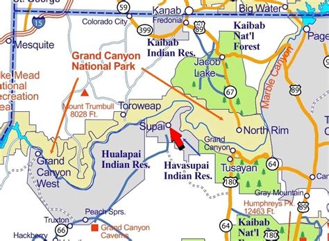 Supai Havasu Falls On The Havasupai Indian Reservation Lets Go On