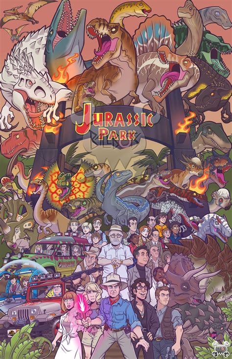 Jurassic Park Tribute Poster Jurassicpark