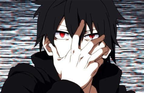 Cartoon anime halloween illustration of a beautiful charming. Black Hair Red Eyes | Anime Amino