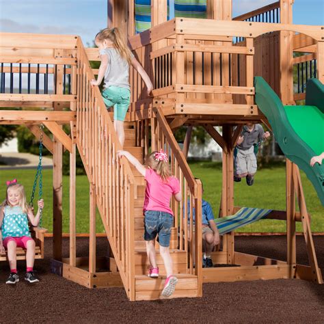 Caribbean Wooden Swing Set Playsets Backyard Discovery