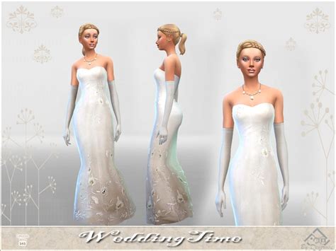 Wedding Time Dress By Devirose At Tsr Sims 4 Updates