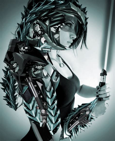 Cyborg Girl 1 By Schaarenberg On Deviantart