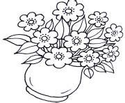 Coloriage arbre printemps maternelle facile  JeColorie.com