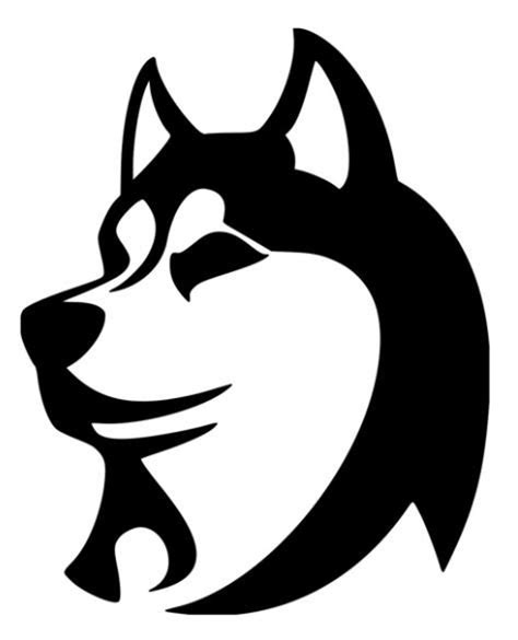 Husky Mascot Svg Logo Huskies Svg Etsy Canada