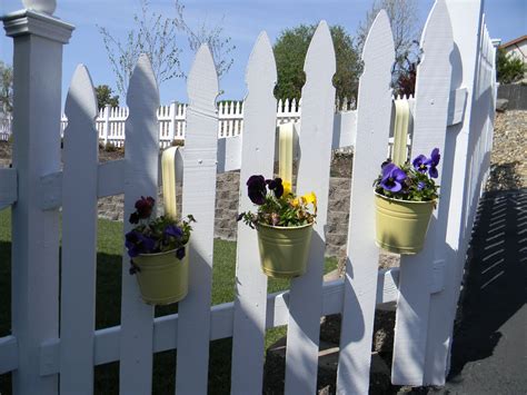 Premium welds, easy installation and decorative accessories makes this a perfect solution. Picket fence decor | Picket fence decor, Fence decor, White picket fence