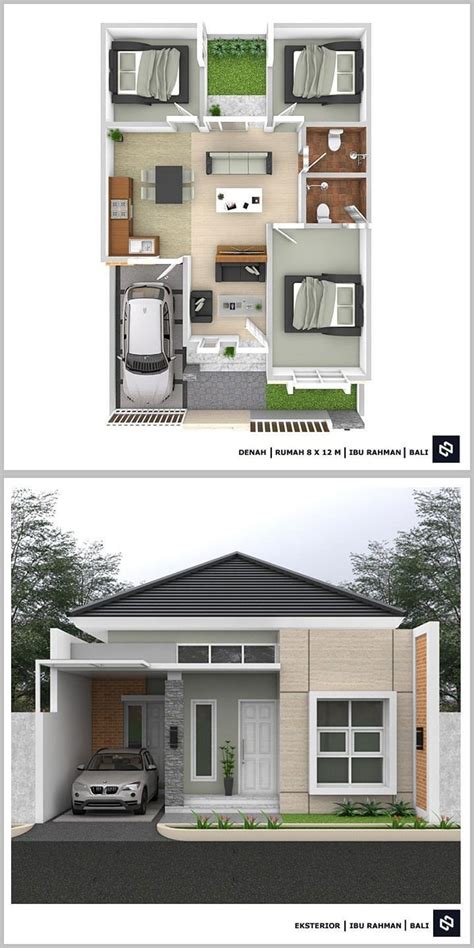 Desain Rumah Minimalis Terbaru Lengkap Dengan Denah Beri Mardiansyah