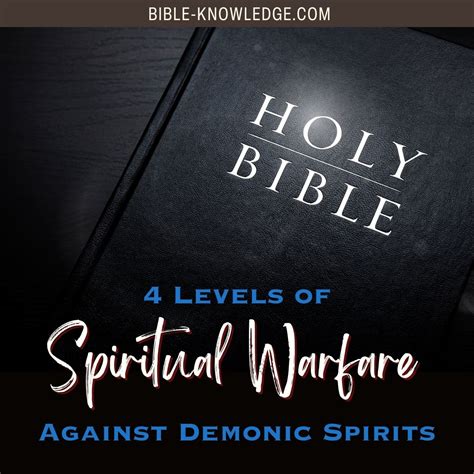 Spiritual Warfare Against Demonic Spirits 4 Levels