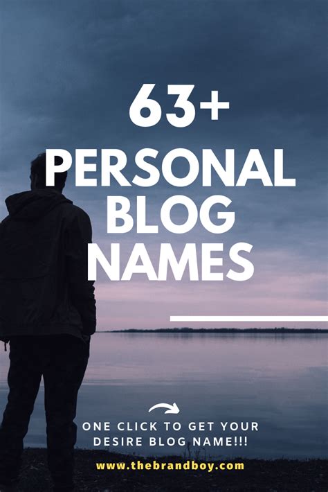 101 Top Personal Blogs And Pages Names Thebrandboy Creative Blog