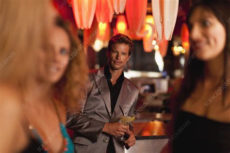 Man Admiring Women In Bar Stock Image F Science Photo Library