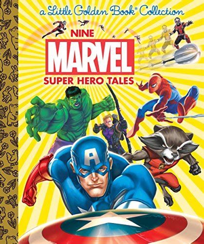 Nine Marvel Super Hero Tales Marvel Little Golden Book Treasury