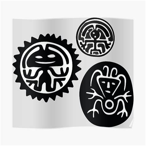 mayan symbols antique writing mayan culture images and decoration mayan man poster for sale by