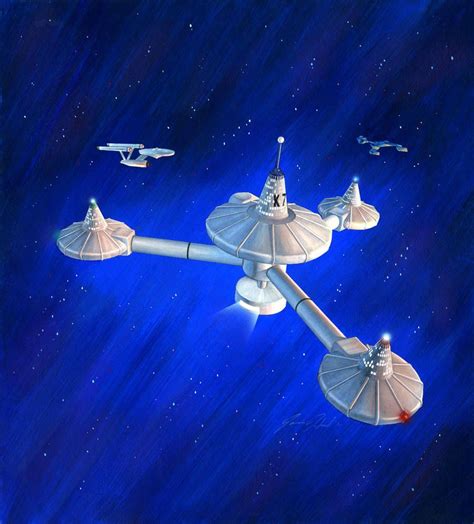 K 7 Space Station By Jamiehood Star Trek Images Star Trek Ships